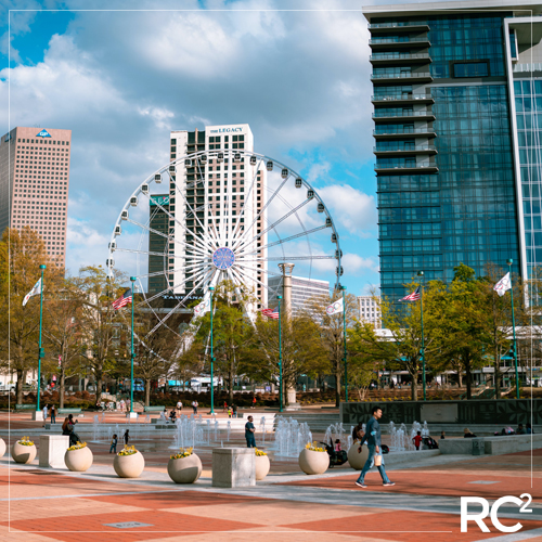 The Wheel near Centennial Park in Atlanta