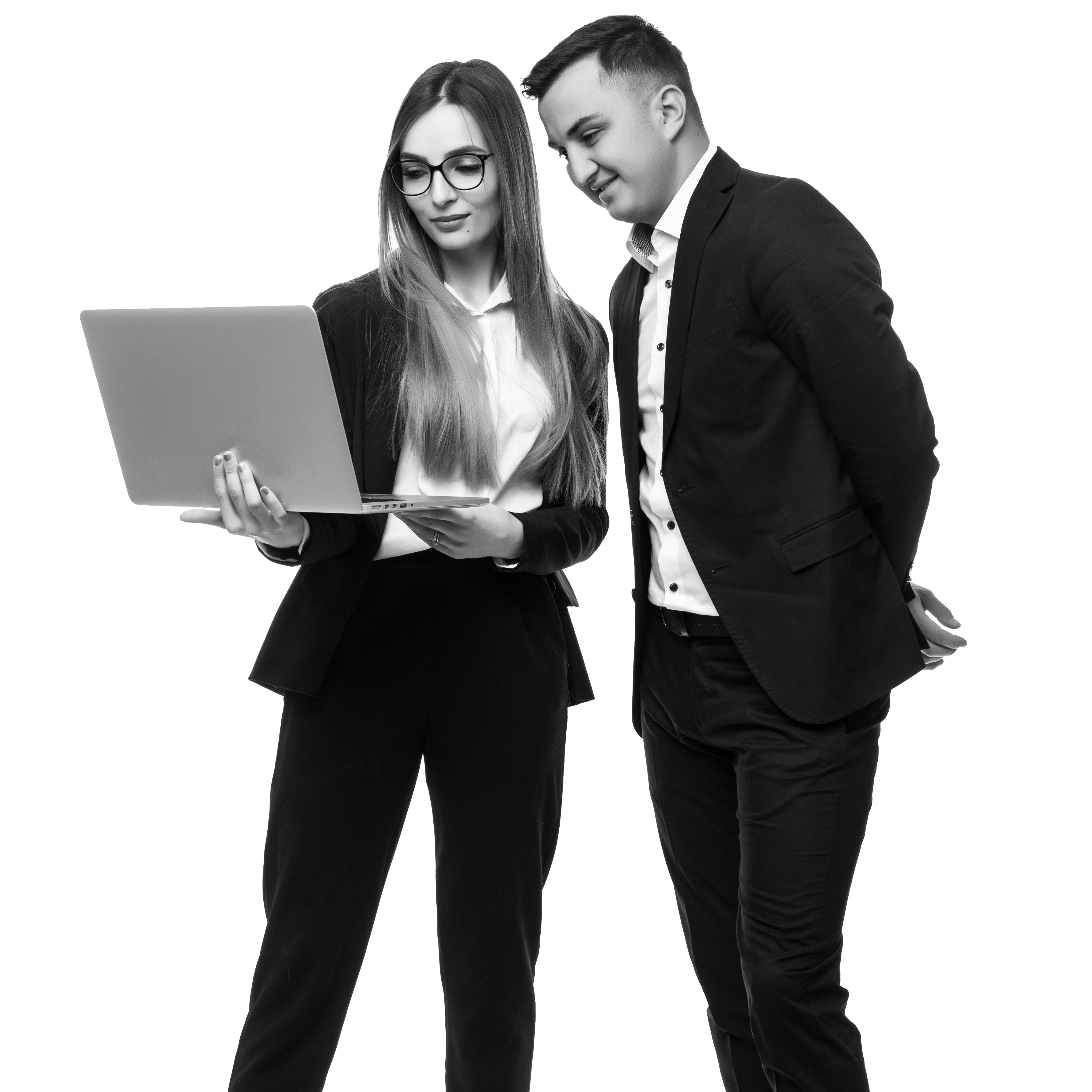 association-dues-software-business-people-laptop-1 Association Dues Software for Law Firms by ReadyCOLLECT
