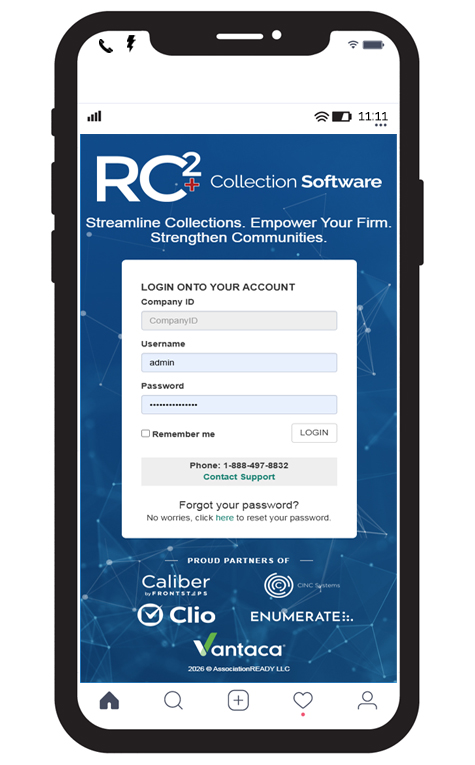 readycollect-rc2-phone-login-v2026 Covenant Violation Software from ReadyCOLLECT